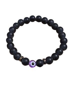 3/$20 NIP | Evil Eye Blue Gold Beaded Protection Bracelet Spiritual Luck Boho